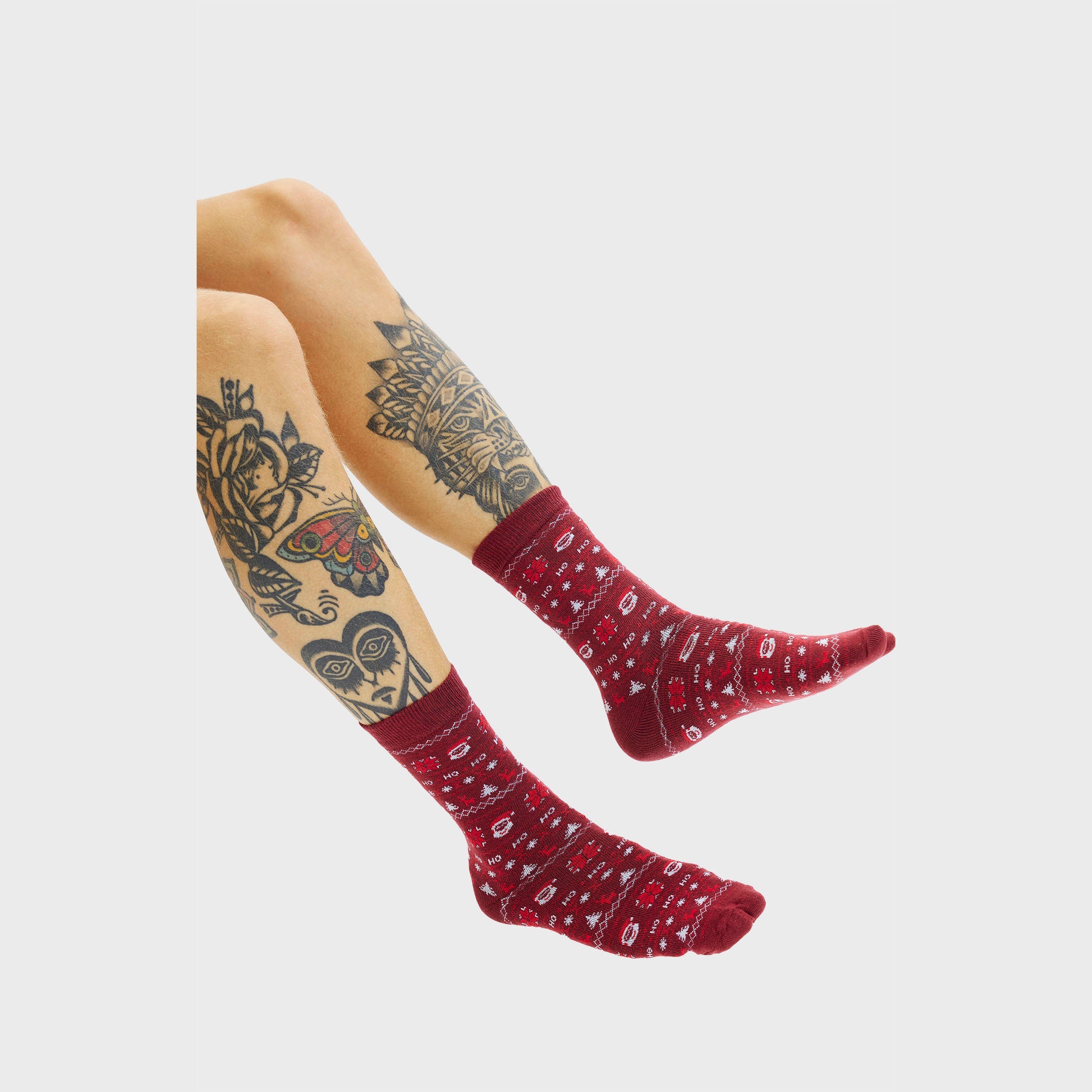 Chaussettes de Noël Ho Ho Ho – Enfant